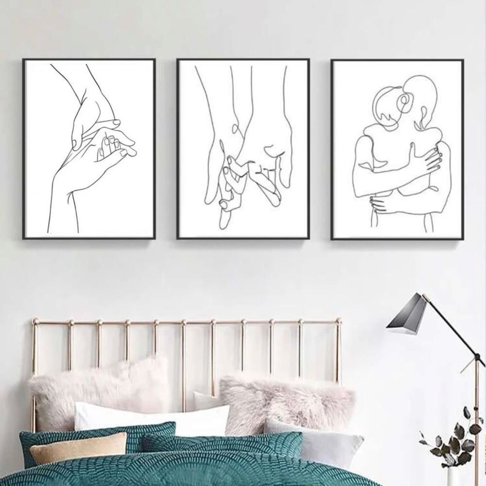 Three new unframed canvas prints